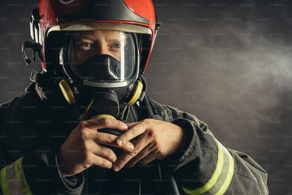 What to Expect During a Professional Fire Risk Assessment in London 2 Professional firefighter in full gear representing expert fire risk assessment services London